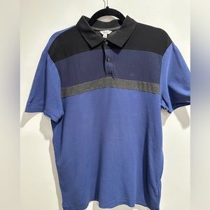 Blue Calvin Klein Polo Shirt (medium) (great condition)
